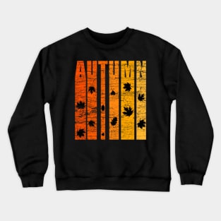 Autumn And Fall Colors Vintage Distressed Style Crewneck Sweatshirt